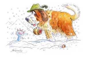 Kater Sebastian und der Lawinenhund